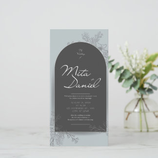Élégant Faire-part de mariage Arc