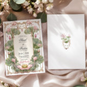 Élégant Faire-part de mariage asiatique Lotus