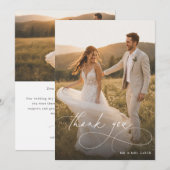 Élégant Faire-Part de Mariage avec Calligraphie de (Devant / Derrière)
