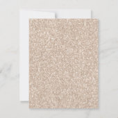 Élégant faire-part de mariage avec paillettes Cham (Dos)