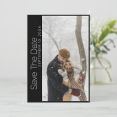 Élégant Faire-part de mariage avec photo (Debout devant)