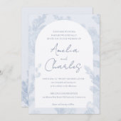 Élégant Faire-part de mariage botanique (Devant / Derrière)