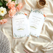 Élégant Faire-part de mariage botanique Ethérée