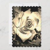 Élégant Faire-part de mariage catholique Rose (Dos)