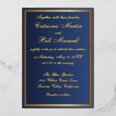 Élégant Faire-part de mariage classique à huile d' (Recto)