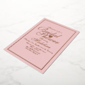 Élégant faire-part de mariage cœur bordure script  (Rotation)