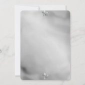 Élégant faire-part de mariage d'arc floral (Dos)