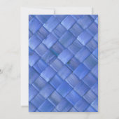 Elégant Faire-part de mariage de coquillage en rot (Dos)