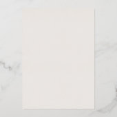 Élégant Faire-part de mariage de graisse et d'huil (Verso)