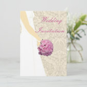 Élégant Faire-part de mariage de mariage (Debout devant)