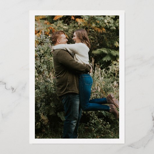 Élégant Faire-part de mariage de monogramme de cou (Verso)