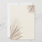 Élégant Faire-part de mariage de palmiers du déser (Dos)
