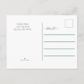 Élégant faire-part de mariage de vignoble (Dos)