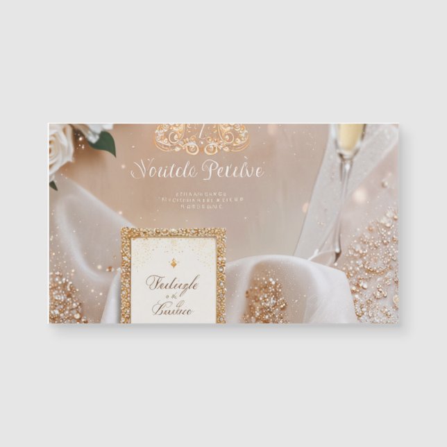 Élégant Faire-part de mariage dentelle (Devant)