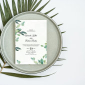 Elégant Faire-part de mariage d'Eucalyptus