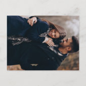 Élégant Faire-Part de Mariage en Faux Or Rose à En (Dos)