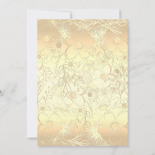 Élégant Faire-part de mariage en terre cuite (Dos)