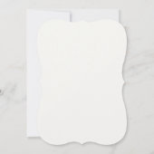 Élégant Faire-part de mariage espagnol (Dos)