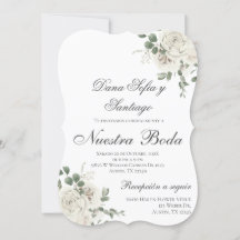 Élégant Faire-part de mariage espagnol