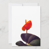 Élégant Faire-part de mariage Floral (Dos)