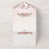 Élégant Faire-part de mariage Floral (Dehors)