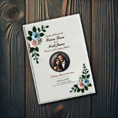 Élégant Faire-part de mariage floral