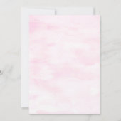 Élégant Faire-part de mariage floral Blush - modif (Dos)