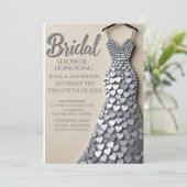 Elégant Faire-part de mariage Gold Frame (Debout devant)