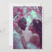 Elégant Faire-part de mariage Gold Frame (Dos)