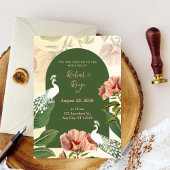 Élégant faire-part de mariage indien