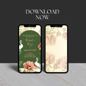 Élégant faire-part de mariage indien