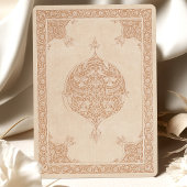 Élégant Faire-part de mariage islamique en dentell