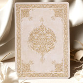 Élégant Faire-part de mariage islamique en dentell