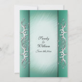 Elégant Faire-part de mariage Jade (Dos)