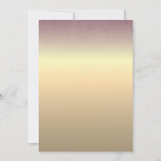 Élégant Faire-part de mariage mauve (Dos)