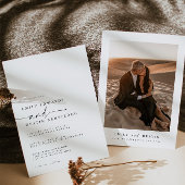 Élégant Faire-part de mariage minimaliste