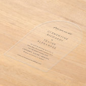 Élégant Faire-Part de Mariage Moderne (Poser)