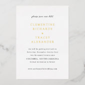 Élégant Faire-Part de Mariage Moderne (Recto)