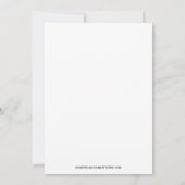 Élégant Faire-part de mariage Monogramme Moderne (Dos)