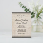 Élégant Faire-part de mariage musical (Debout devant)