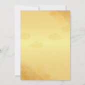 Elégant Faire-part de mariage Or - Personnalisable (Dos)