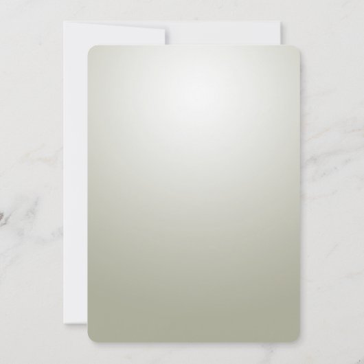 Elégant Faire-part de mariage Ornate Or (Dos)