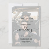 Élégant Faire-part de mariage photo (Devant)