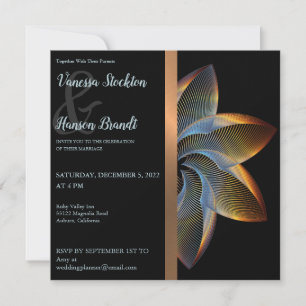 Élégant Faire-part de mariage Pinwheel