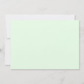 Élégant Faire-part de mariage plat de verdure (Dos)