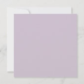 Élégant Faire-part de mariage pourpre de Protea Fl (Dos)