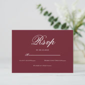 Élégant Faire-Part de Mariage Romantique (Debout devant)