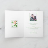 Élégant Faire-part de mariage Roses Roses Roses Ro (Intérieur)