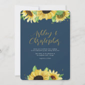 Elégant Faire-part de mariage rustique de la marin (Devant)