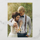 Élégant Faire-Part de Mariage sur Mesure avec Phot (Recto)